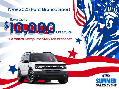 New 2025 Ford Bronco Sport