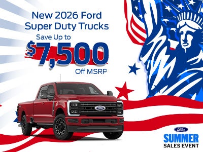 New 2026 Ford Super Duty Trucks
