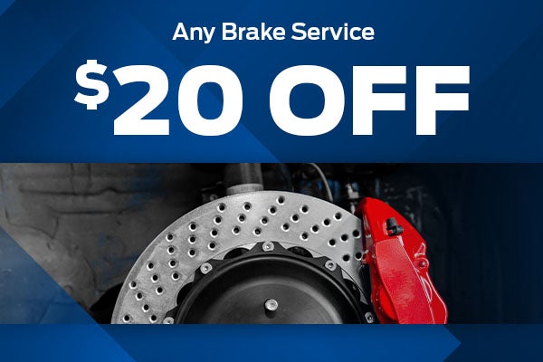 $20.00 off Any Brake Service*