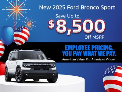 New 2025 Ford Bronco Sport