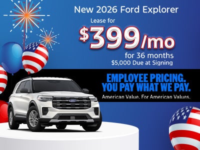New 2026 Ford Explorer